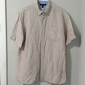 Tommy Hilfiger Short Sleeve Button Down Shirt.